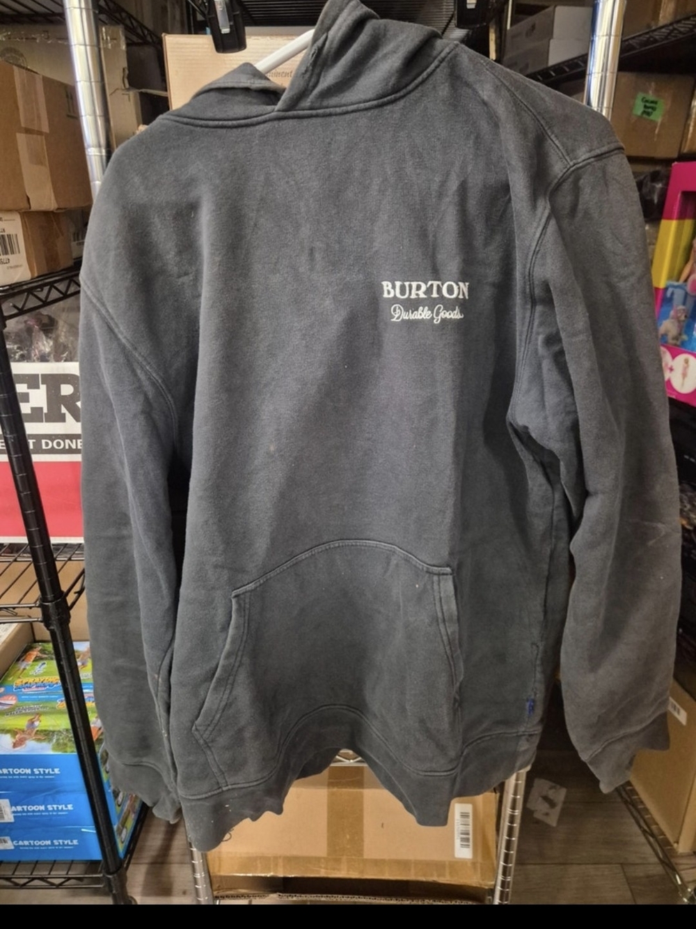 Burton Black Durable Goods Large Hoodie